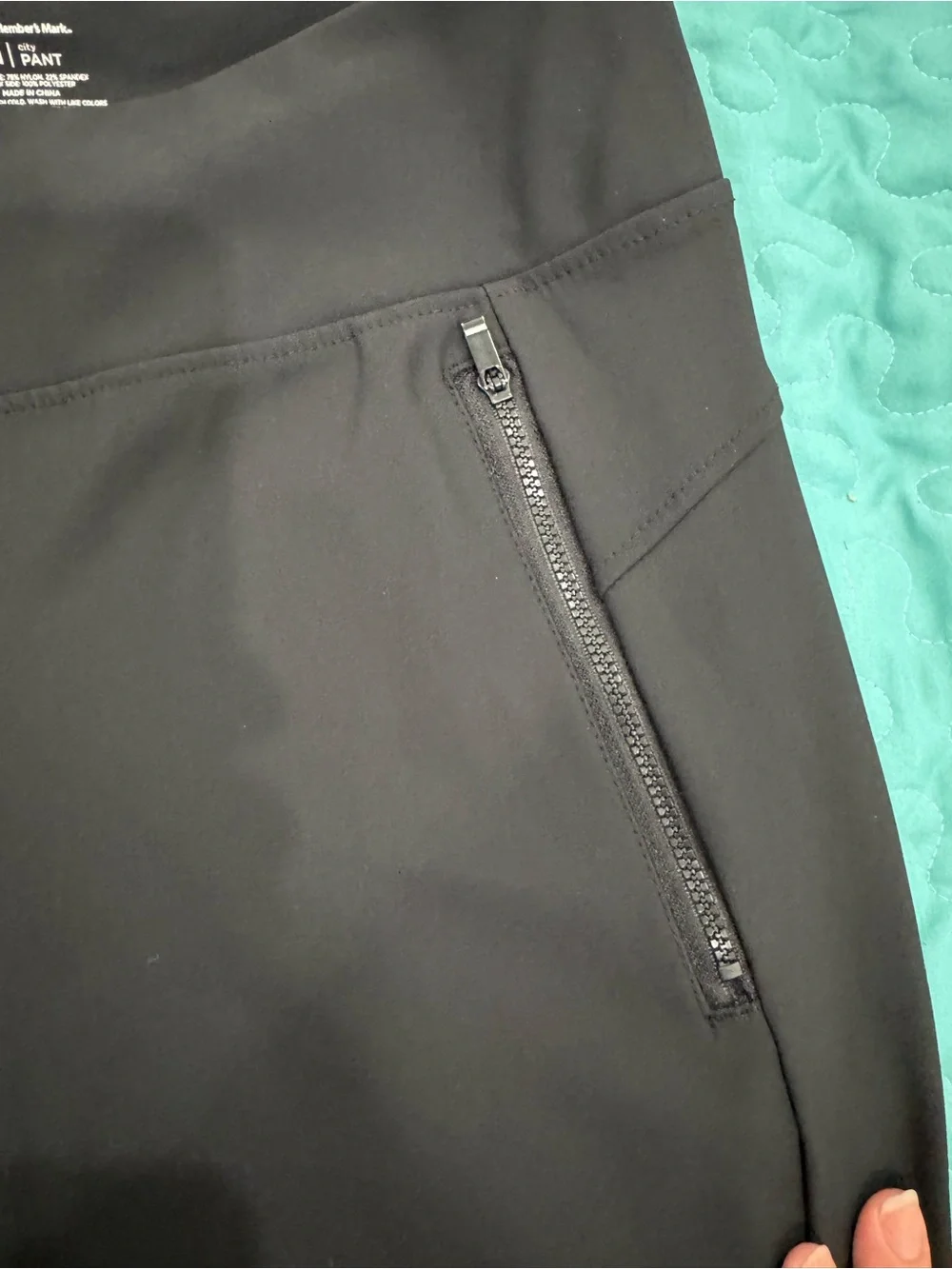 Slim Fit Black Men's Joggers with High Waist